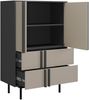 Regal Agova 2S2D AL05 (Farbe: Anthrazit / Geölte Eiche) Bild 2