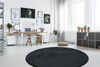 Teppich >Rabbit< in Anthrazit, 100% Polyester - 160x160cm (LxB) Bild 2