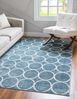 Teppich "TiTan Trellis" Rechteckig Blau verschiedene Größen Bild 2