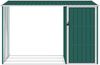 vidaXL Garten Brennholzlager Grün 245x98x159 cm Verzinkter Stahl 46293 Bild 3