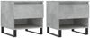 vidaXL Couchtische 2 Stk. Betongrau 50x46x50 cm Holzwerkstoff 830933 Bild 2
