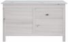 vidaXL Gartentruhe Weiß 99x49,5x58,5 cm Massivholz Tanne 364753 Bild 4