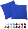 Buymax Kissenbezüge Kissenbezug 100% Baumwolle Premium Jersey, (2 Stück), Kissenhüllen, Reißverschluss, atmungsaktiv, unifarben, einfarbig Bild 5
