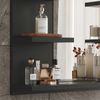 Badspiegelschrank Wilbur Anthrazit 58.8 x 50 cm mit Regalen Vicco Bild 4