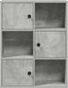 vidaXL Bücherregal Betongrau 60x24x76,5 cm Holzwerkstoff 860385 Bild 5