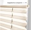 Sonello Plissee ohne Bohren Rollo Klemmfix für Fenster & Tür Lichtschutz, blickdicht, ohne Bohren, verspannt, Klemmfix, 30cm x 100cm Hellcreme Faltrollo, Easyfix, Jalousie Bild 3
