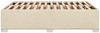Bettgestell ohne Matratze, ohne Kopfteil, Stoff, Creme, 160x200 cm Bild 5