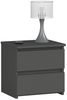 Home Collective Kommode 40 cm breit Holz Highboard Sideboard für Flur Schlafzimmer Wohnzimmer (Mehrzweckschrank Schrank schmal Kommode Schlafzimmer mit Schubladen), Kinderzimmer Organizer, 40 cm hoch mit 2 Schubladen graphit Bild 5