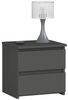 Home Collective Kommode 40 cm breit Holz Highboard Sideboard für Flur Schlafzimmer Wohnzimmer (Mehrzweckschrank Schrank schmal Kommode Schlafzimmer mit Schubladen), Kinderzimmer Organizer, 40 cm hoch mit 2 Schubladen graphit Bild 4