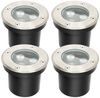 Clanmacy Gartenstrahler Gartenstrahler 3W LED Bodenleuchte Bodenstrahler IP65, 8x, LED wechselbar, Warmweiß Bild 5