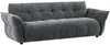 Vente-unique - NAPIZO Sofa Stoff Grau - B 89 cm x H 79 cm x L 228 cm Bild 3