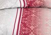 Casa Colori Bettwäsche Seersucker Bettwäsche 135x200 Reißverschluss Rot Beige mit Ornamente, Seersucker, 4 teilig, leicht Bild 3
