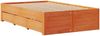 vidaXL Massivholzbett ohne Matratze mit Schubladen Braun 135x190 cm 3308821 Bild 3