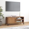 vidaXL TV-Schrank Braun 90x30x40 cm Massivholz Kiefer 349915 Bild 1
