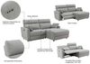 OTTO home Ecksofa JENNA L-Form, 209cm - OTTO. Verlässliche Qualität, manuelle o. elektrische Relaxfunktion, USB A/C, Struktur fein. Bild 3