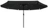 vidaXL Garten-Sonnenschirm Schwarz 395 x 395 x 245 cm Polyester 42003650 Bild 3