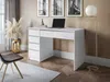 Vente-unique - JENEMI Büromöbel Holz, Platte Weiß - B 55 cm x H 76 cm x L 120 cm Bild 2