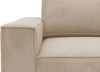 DOMO. collection Ecksofa 800 021, kleine Couch in L-Form mit Cordstoff, Modulsofa mit Taschenfederkern, Sofa, Polsterecke, Eckcouch 198 x 172 x 85 cm (BxTxH), creme Bild 5