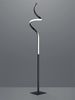 LED Stehleuchte, schwarz matt, Touchdimmer, H 145 cm, COURSE Bild 2