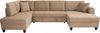 Trends by HG Wohnlandschaft Moritz U-Form, B: 324 cm, mit Bettfunktion, Bettkasten & Zierkissen Bild 2