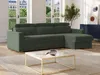 Vente-unique - VIZIR Sofa Stoff Grün - B 223 cm94 cm x H 110 cm95 cm x L 302 cm Bild 1