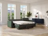 Vente-unique - VIZIR Sofa Stoff Grün - B 223 cm94 cm x H 110 cm95 cm x L 302 cm Bild 3