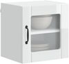 vidaXL Wandglas-Schrank LUCCA Hochglanz Weiß 40 x 31 x 40 cm 884842 Bild 3
