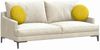 vidaXL Sitzkissen 2 Stück Gelb Ø 40 x 13 cm Samt 42014144 Bild 3