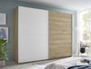 Schwebetürenschrank >Mesio< in Mauvella Oak Dekor / Weiß - 270x210x60cm (BxHxT) Bild 2