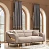 Sitzgruppe/Sofa Set - Wohnzimmergarnitur "Liora" 3+3+1-Beige Bild 2