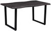 HELA Essgruppe GISELLE Esszimmer, Essgruppe, Sitzgruppe, (Set, 5-tlg, 5er Set, Tisch plus 4 Stühle), Esstisch U-Gestell Metall, Tischplatte mit Baumkante, OTTOs Choice Bild 4