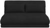 vidaXL Verstellbarer Fußsessel Schwarz Samt 42028215 Bild 4