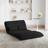 vidaXL Verstellbarer Fußsessel Schwarz Samt 42028215 Bild 3