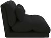 vidaXL Verstellbarer Fußsessel Schwarz Samt 42028215 Bild 5