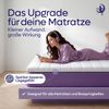 Mister Sandman Kaltschaum Topper Matratzenauflage 120×190 cm – Polyester Bezug, 5 cm, mittelfest & waschbar, Weiß Bild 4