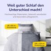 Träumschön Bettwäsche Premium Bettwäsche 135x200 oder 155x220 cm Baumwolle, Platin, Baumwolle, 2 teilig, mit Reißverschluss, luftig und leichte Sommerbettwäsche Bild 3