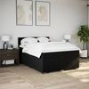 vidaXL Boxspringbett mit Matratze Schwarz 160x200 cm Stoff 3285948 Bild 3