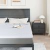vidaXL Kokosnuss Topper Weiß 200 x 200 cm Jacquard-Stoff 4106400 Bild 3