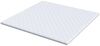 vidaXL Kokosnuss Topper Weiß 200 x 200 cm Jacquard-Stoff 4106400 Bild 5