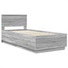 vidaXL Bettrahmen Graues Sonoma 100 x 200 cm Holzwerkstoff 3408108 Bild 5