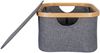 Allzweckkorb >Noto< in Dunkelgrau, Bambus, Polyester - 26x16x38cm (BxHxT) Bild 3