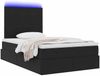vidaXL LED-Speicherbett mit Matratze Schwarz 120 x 200 cm Samt 3372599 Bild 3