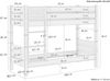Erst-Holz Etagenbett Kiefer 80x200 cm, natur Bild 5