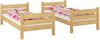 Erst-Holz Etagenbett Kiefer 80x200 cm, natur Bild 3