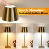 ZMH Vintage Gold LED-Tischlampe, kabellos, Touch-dimmbar, Nachttischlampe mit 3 Farbtemperaturen Bild 2