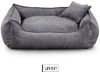 FAVRE Tierbett Hundebett Lucky mit abnehmbarem, waschbarem Cord-Bezug, 100% Polyester, verschiedene Größen, Gratis Kopfkissen Bild 2