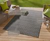 In- & Outdoor Teppich Karo schwarz/creme - 80x150x0,8cm Bild 2