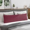 vidaXL Sofakissen 2 pcs Weinrot 145 x 40 cm Stoff 42013828 Bild 4