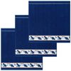 Kracht Geschirrtuch Piepmatz, (Set, 3-tlg, Set), 3er Pack Frottee Küchenhandtücher (3 Stück) ca. 50x50 cm Baumwolle Bild 2