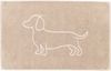 Cawö Badematte Duschvorleger We love Dogs 6248-33 Dackel Beige 50x80 Bild 3